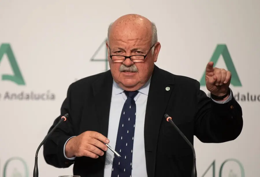 Archivo - El consejero de Salud y Familias, Jes&uacute;s Aguirre, en una foto de archivo.