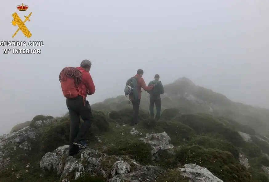 Rescate de los monta&ntilde;eros por la Guardia Civil