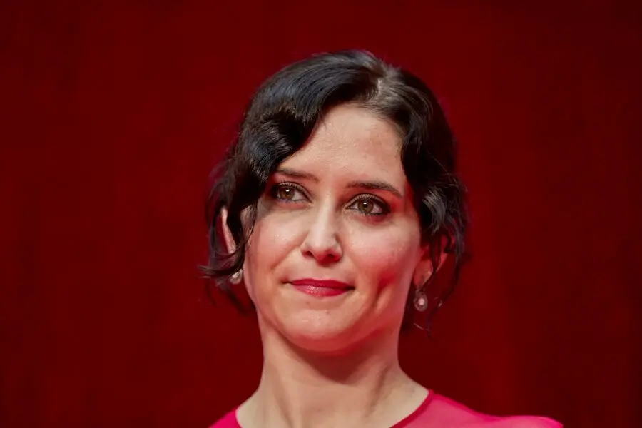 La presidenta de la Comunidad de Madrid, Isabel D&iacute;az Ayuso, en el acto de toma de posesi&oacute;n como presidenta de la Comunidad de Madrid, en la Real Casa de Correos de la Puerta del Sol, a 19 de junio de 2021, en Madrid (Espa&ntilde;a). 