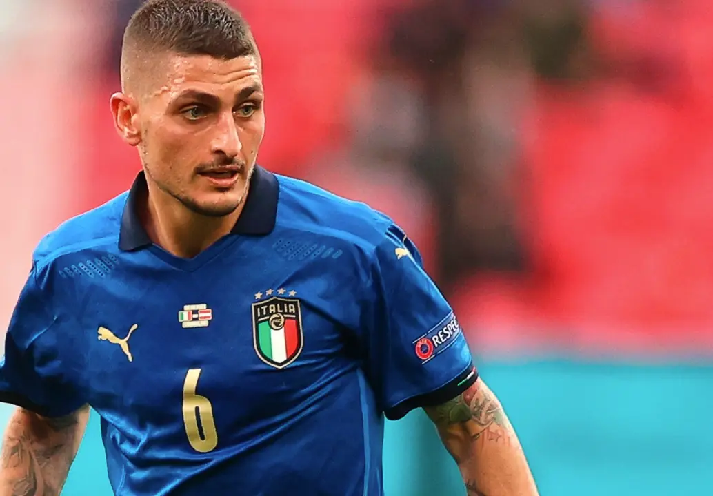 El jugador de Italia, Marco Verratti.