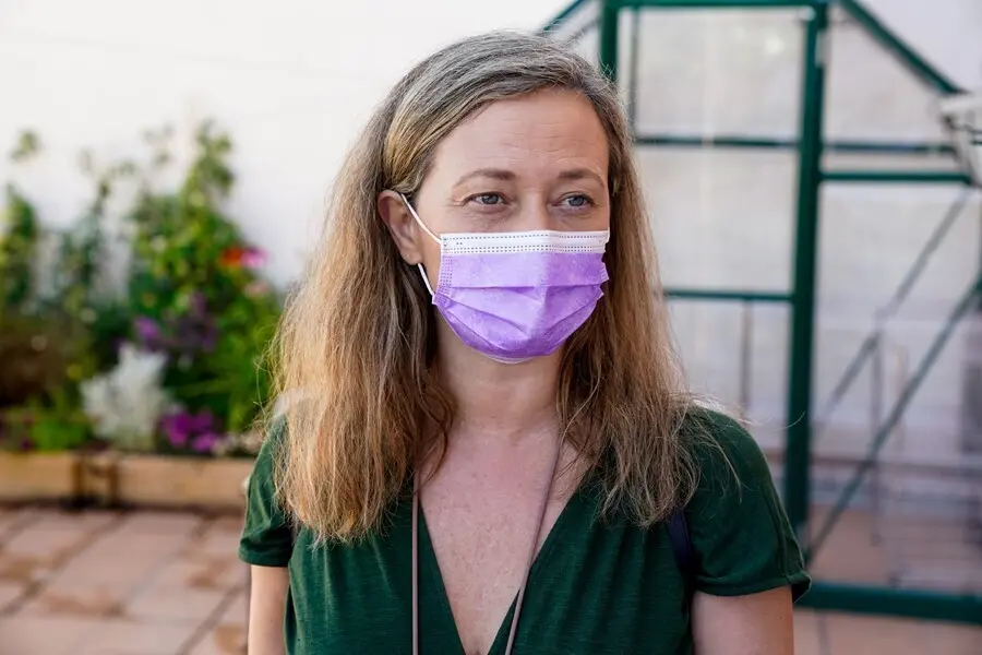 La delegada del Gobierno Contra la Violencia de G&eacute;nero, Victoria Rosell, visita la Fundaci&oacute;n Padre Llanos, a 24 de junio de 2021, en Madrid, (Espa&ntilde;a). 