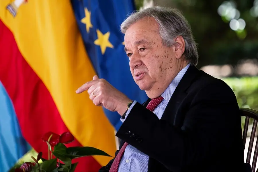 El secretario general de Naciones Unidas, Antonio Guterres