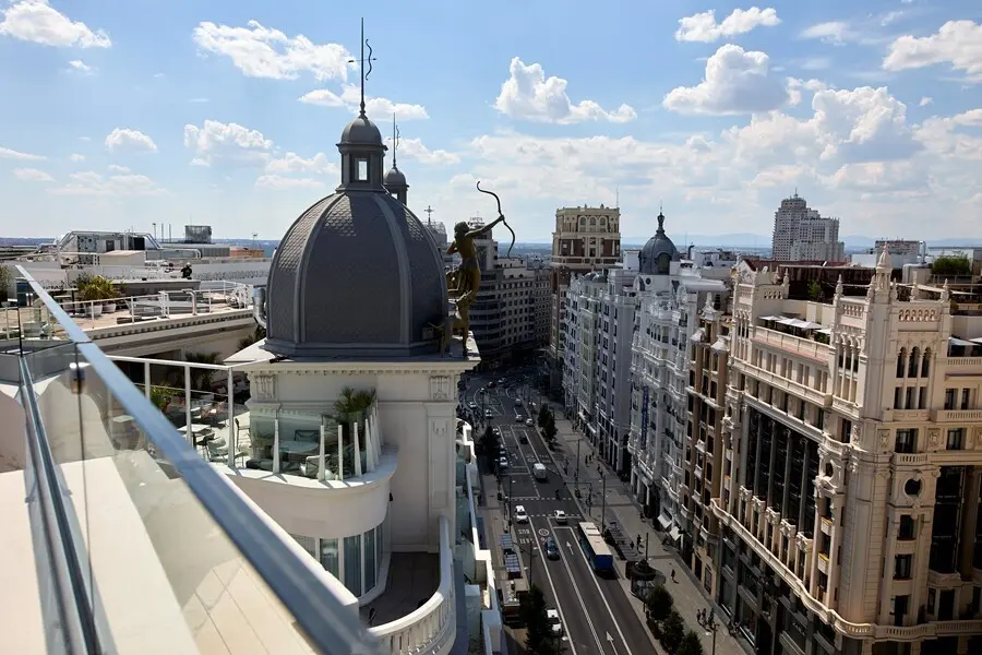 Vistas de la Gran V&iacute;a de Madrid.
