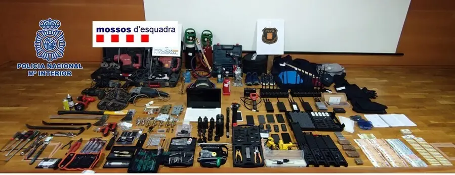 Material incautado en operaci&oacute;n policial