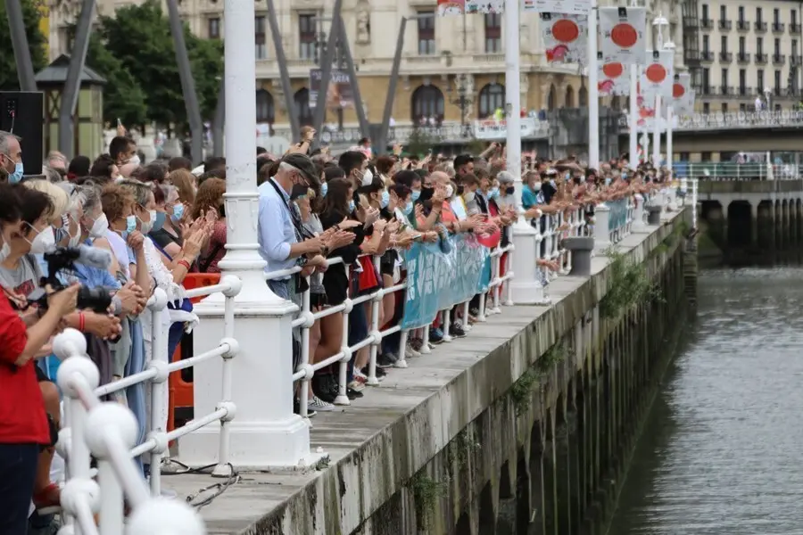 Movilizaci&oacute;n de Gure Esku en Bilbao