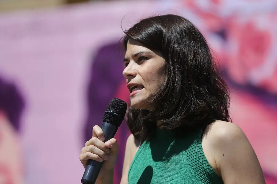 Archivo - La portavoz nacional de Podemos, Isa Serra.