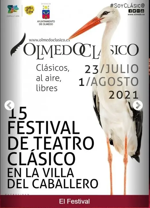 Cartel de la nueva edici&oacute;n de Olmedo cl&aacute;sico.