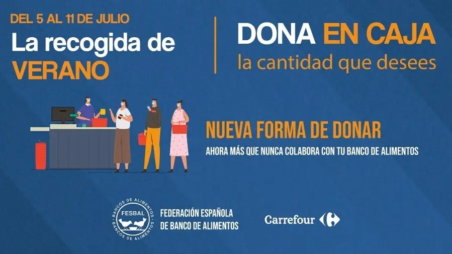 Carrefour y su Fundaci&oacute;n ponen en marcha la campa&ntilde;a &lsquo;La Recogida de Verano&rsquo;, que tendr&aacute; lugar desde el 5 al 11 de julio, a favor de FESBAL