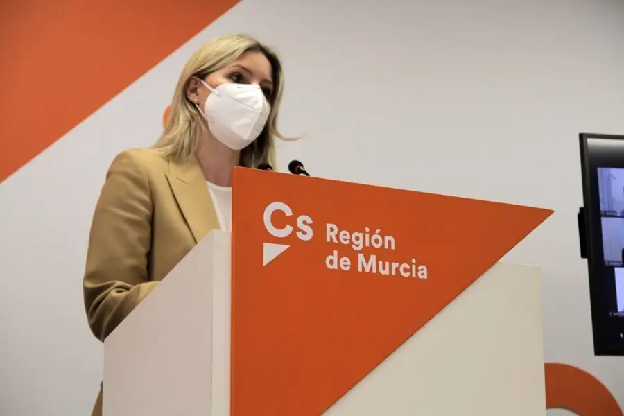 La excoordinadora de Ciudadanos en Murcia Ana Mart&iacute;nez Vidal, diputada en la Asamblea Regional.