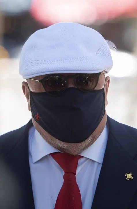 El comisario jubilado Jos&eacute; Manuel Villarejo a su salida de la Audiencia Nacional