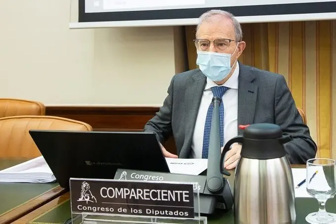 Archivo - El director del Departamento de Seguridad Nacional, general Miguel &Aacute;ngel Ballesteros, en su comparecencia ante el Congreso el pasado mes de mayo