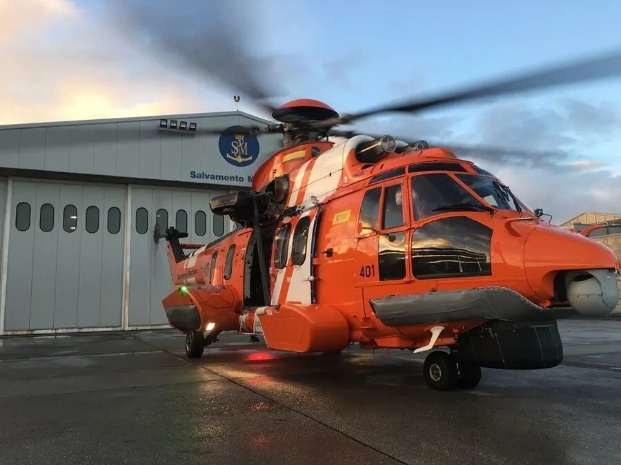 Archivo - Un helic&oacute;ptero 'Helimer' de Salvamento Mar&iacute;timo