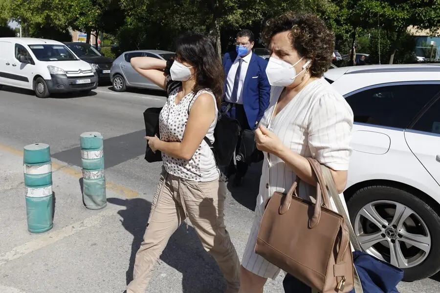 Juana Rivas, antes de acceder al centro de inserci&oacute;n social Matilde Cantos en Granada capital