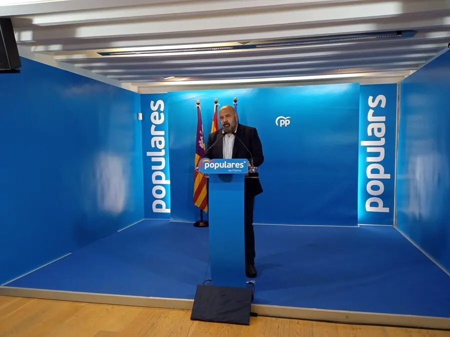 El presidente del PP de Palma, Jaime Mart&iacute;nez. Archivo.