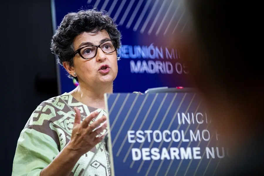 La ministra de Asuntos Exteriores, UE y Cooperaci&oacute;n, Arancha Gonz&aacute;lez Laya