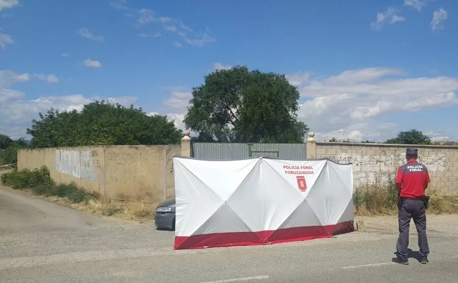 Veh&iacute;culo en el que se ha encontrado a la mujer apu&ntilde;alada