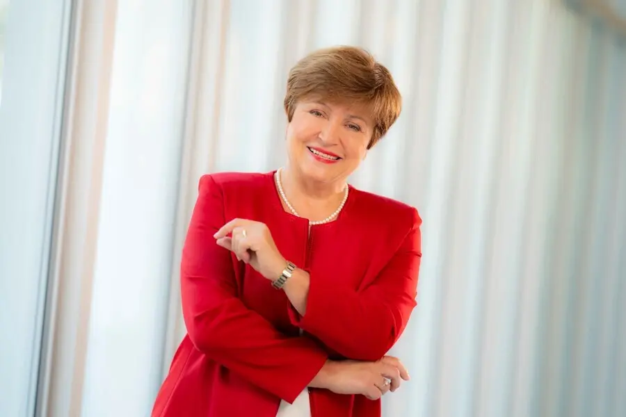 Archivo - Kristalina Georgieva, directora gerente del FMI