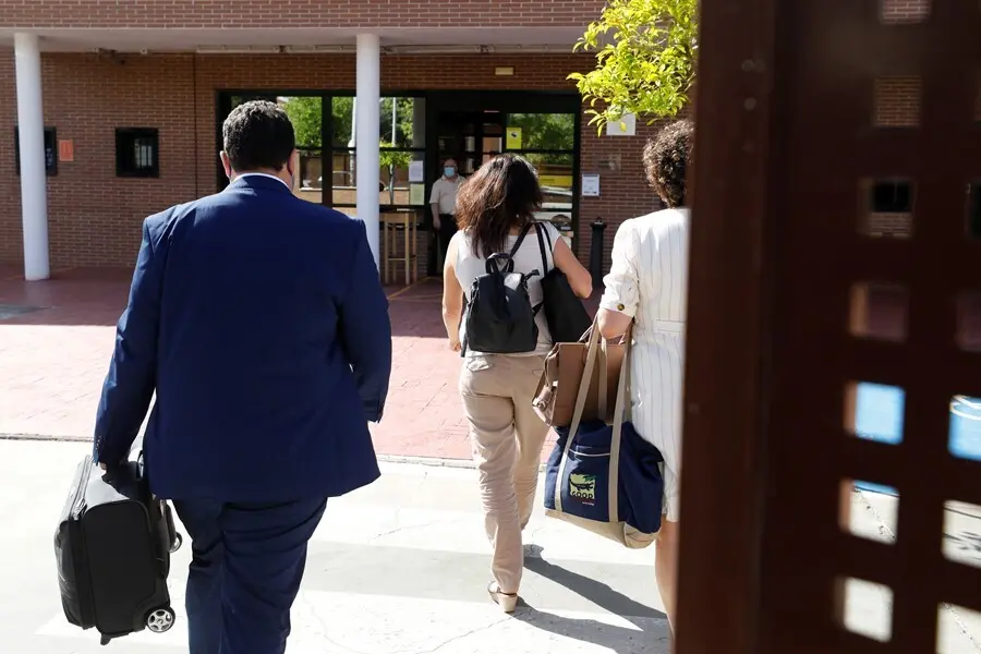 Juana Rivas entrando el pasado 11 de junio al Centro de Inserci&oacute;n Social Matilde Cantos en Granada.