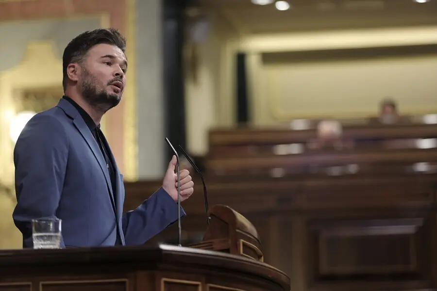 El portavoz de Esquerra Republicana en el Congreso, Gabriel Rufi&aacute;