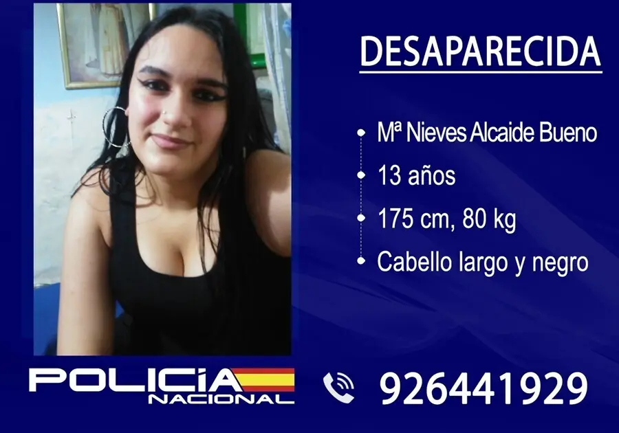 Menor desparecida en Puertollano