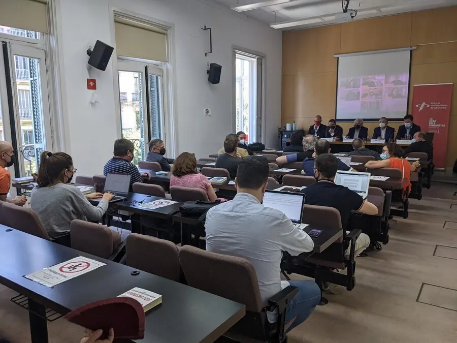 Presentaci&oacute;n del libro 'Periodismo 2030' en el Col&middot;legi de Periodistes (Barcelona) este jueves