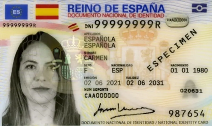 Archivo - Nuevo DNI Europeo