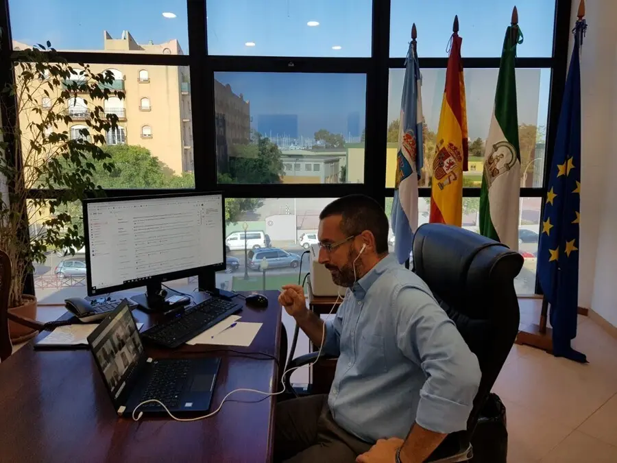 Archivo - El alcalde de La L&iacute;nea de la Concepci&oacute;n (C&aacute;diz), Juan Franco, en una foto de archivo.