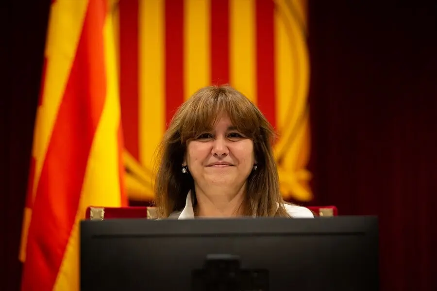 Archivo - La presidenta del Parlament, Laura Borr&agrave;s. Foto de archivo.