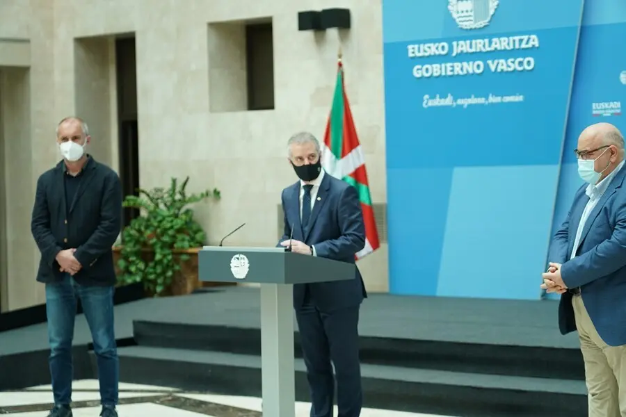 Archivo - El lehendakari, I&ntilde;igo Urkullu,  a 25 de mayo de 2021, en Vitoria, Euskadi, (Espa&ntilde;a). 