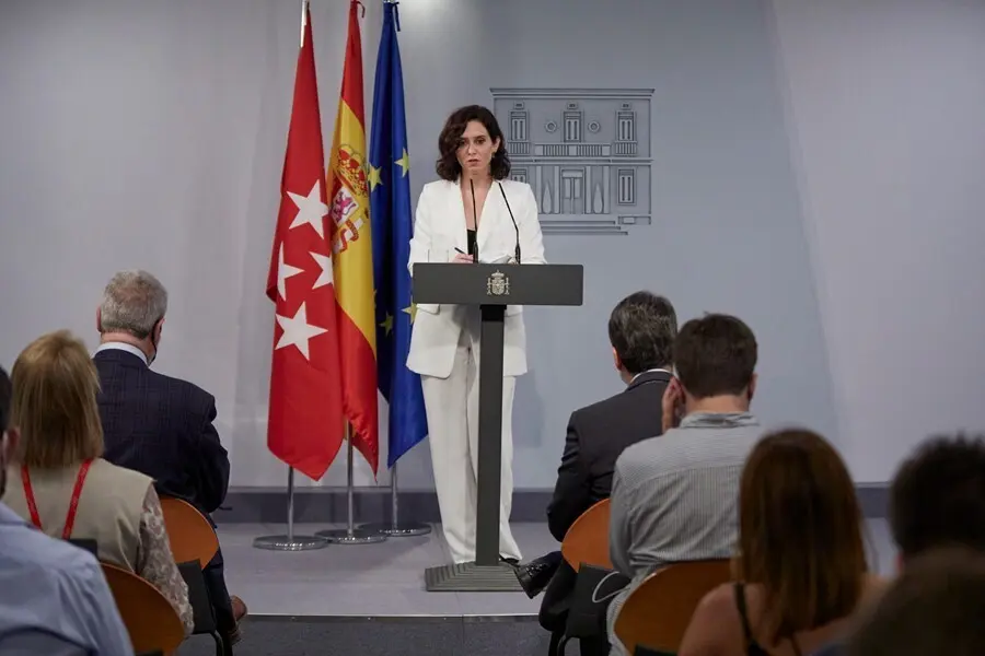 La presidenta de la Comunidad de Madrid, Isabel D&iacute;az Ayuso.