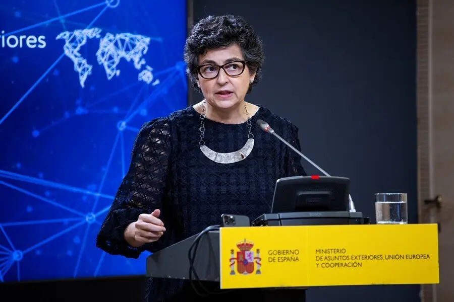La ministra de Asuntos Exteriores, Uni&oacute;n Europea y Cooperaci&oacute;n, Arancha Gonz&aacute;lez Laya