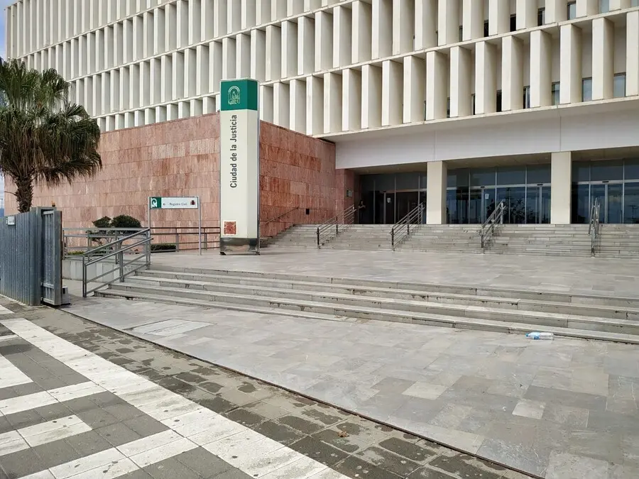 Archivo - Ciudad de la Justicia de M&aacute;laga. Fachada