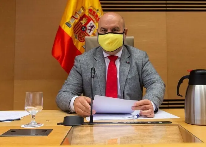 Archivo - El presidente de CERMI, Luis Cayo P&eacute;rez Bueno, en una comparecencia en el Congreso
