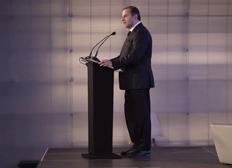El ministro de Transportes, Movilidad y Agenda Urbana, Jos&eacute; Luis &Aacute;balos, interviene durante la inauguraci&oacute;n de la jornada sobre &lsquo;Nueva Bauhaus Europea&rsquo; en el Centro de Creaci&oacute;n Contempor&aacute;nea Matadero-Madrid, a 2 de julio de 2021, en Madrid, (Espa&ntilde;a)