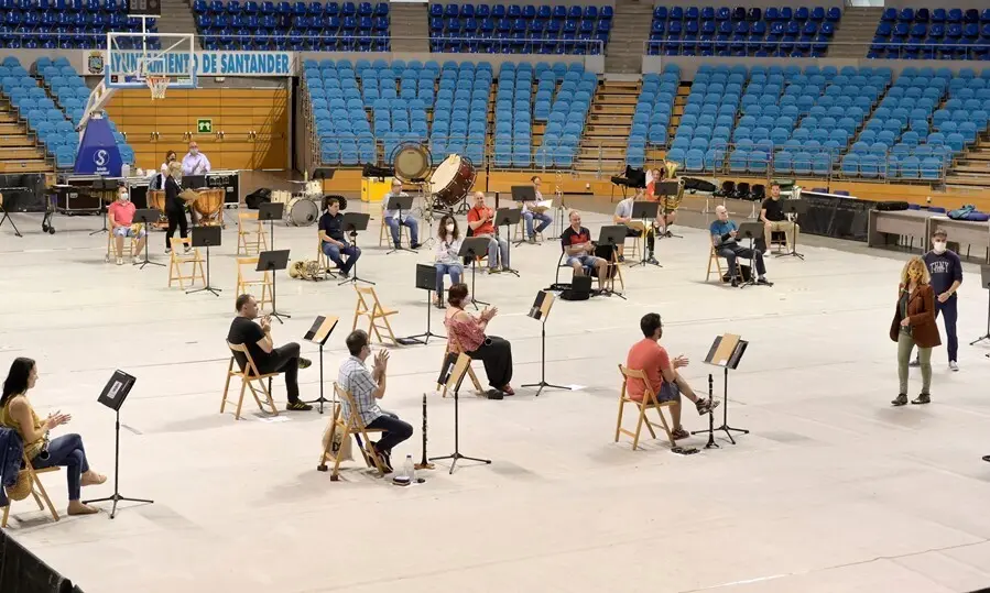 Archivo - Ensayos Banda Municipal de M&uacute;sica. Archivo