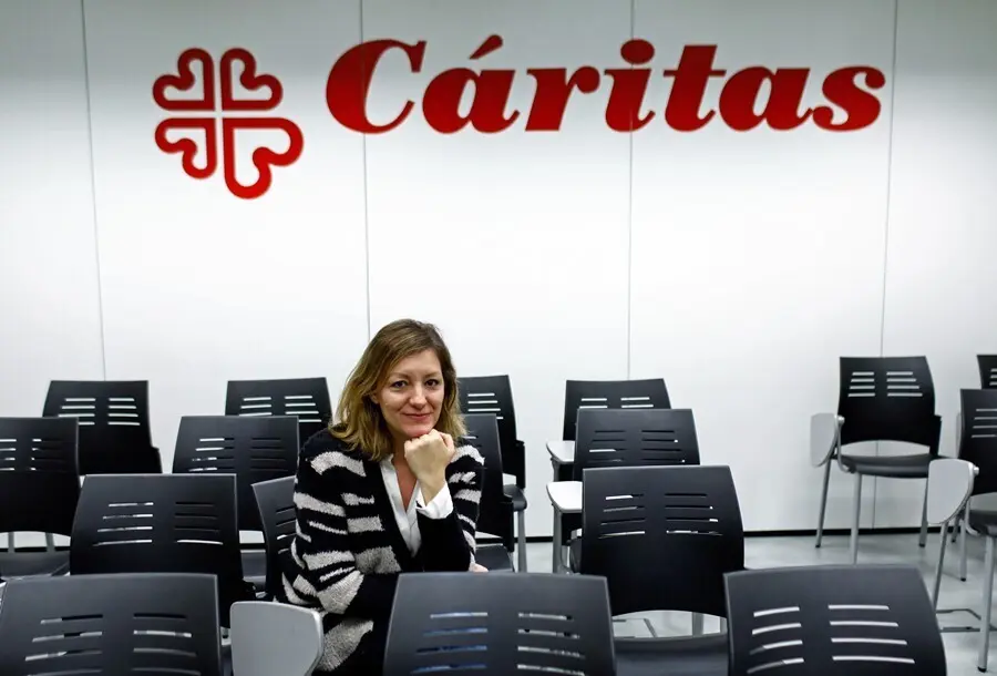 La secretaria general de C&aacute;ritas Espa&ntilde;ola, Natalia Peiro.