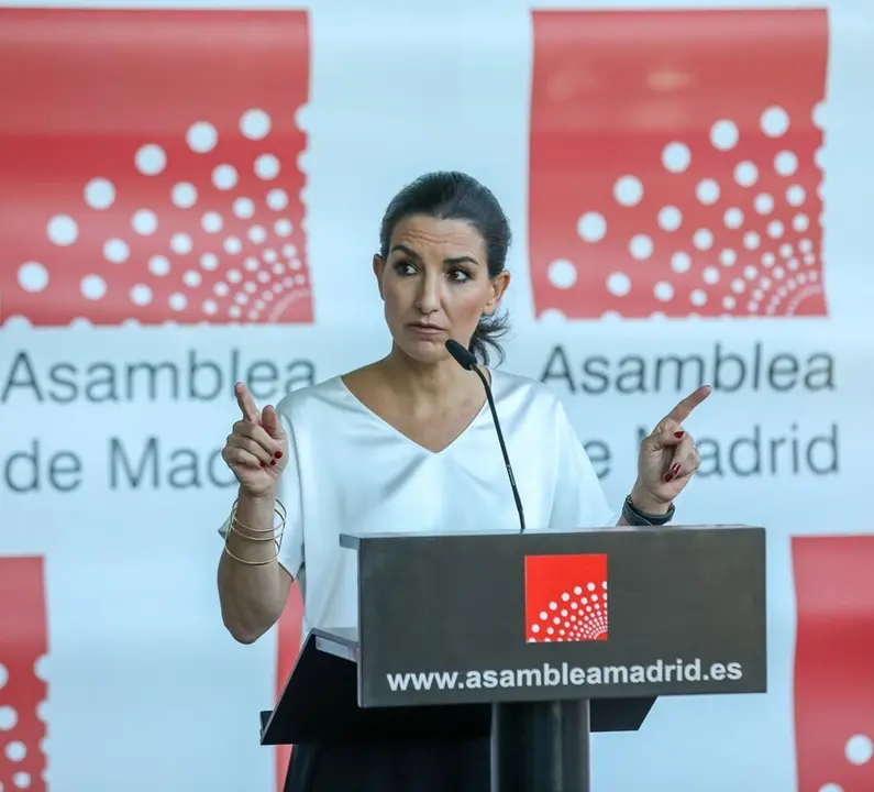La portavoz de Vox en la Asamblea de Madrid, Roc&iacute;o Monasterio.