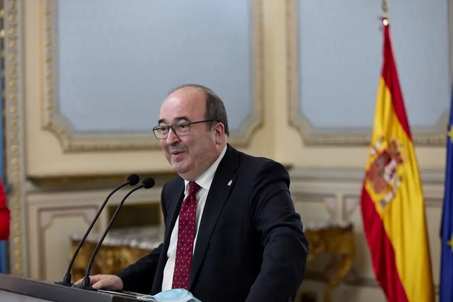 El ministro de Cultura y Deporte, Miquel Iceta