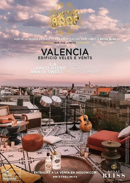 Cartel de Live the roof