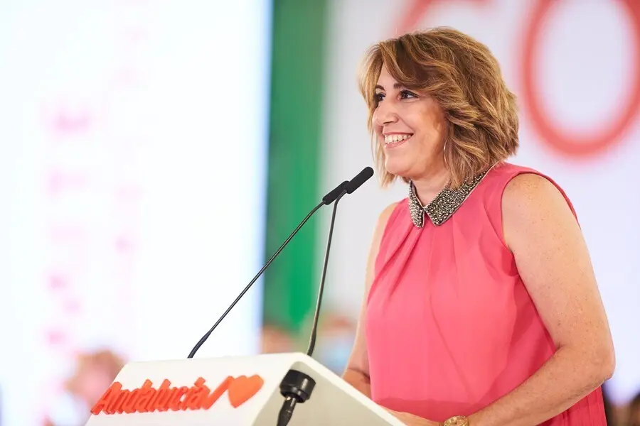 La secretaria general del PSOE.A, Susana D&iacute;az, intervine en  la reuni&oacute;n del Comit&eacute; Director extraordinario del PSOE-A, a 12 de julio del 2021 en Sevilla (Andaluc&iacute;a)