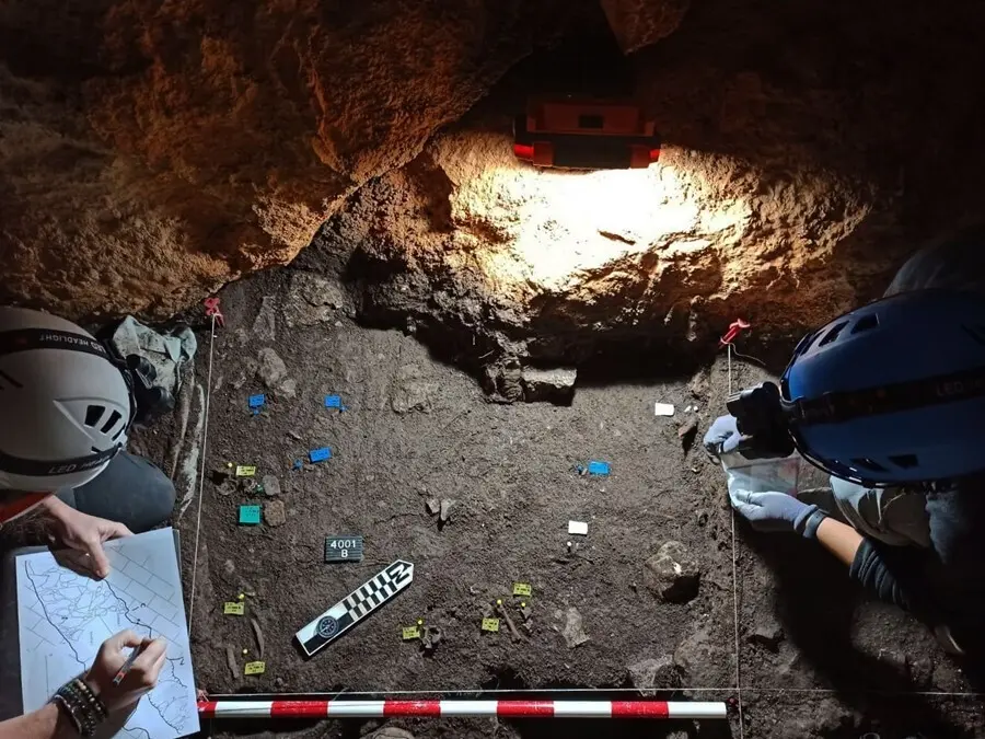 Cueva donde se han realizado las excavaciones