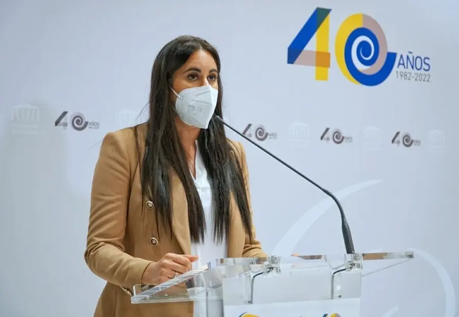 Archivo - La portavoz de Ciudadanos (Cs) en el Parlamento de Canarias, Vidina Espino