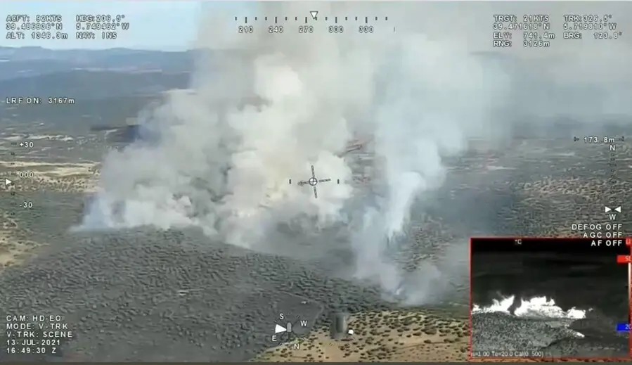 Incendio forestal en Madro&ntilde;era (C&aacute;ceres)