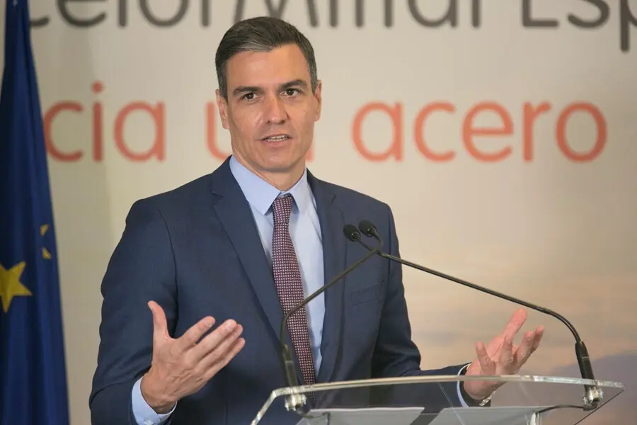 El presidente del Gobierno, Pedro S&aacute;nchez