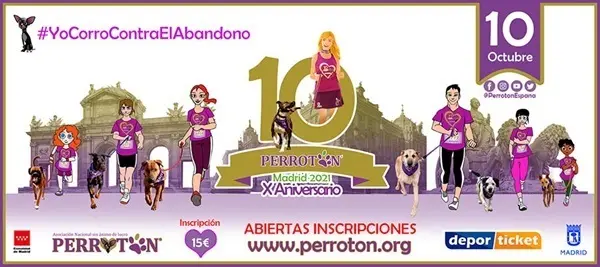 Archivo - Perrot&oacute;n Madrid vuelve el 10 de octubre con m&aacute;s de 5.000 participantes