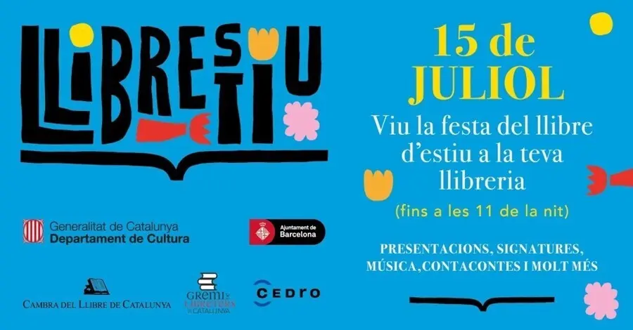 Imagen del cartel de la primera edici&oacute;n de la fiesta literaria 'Llibrestiu'