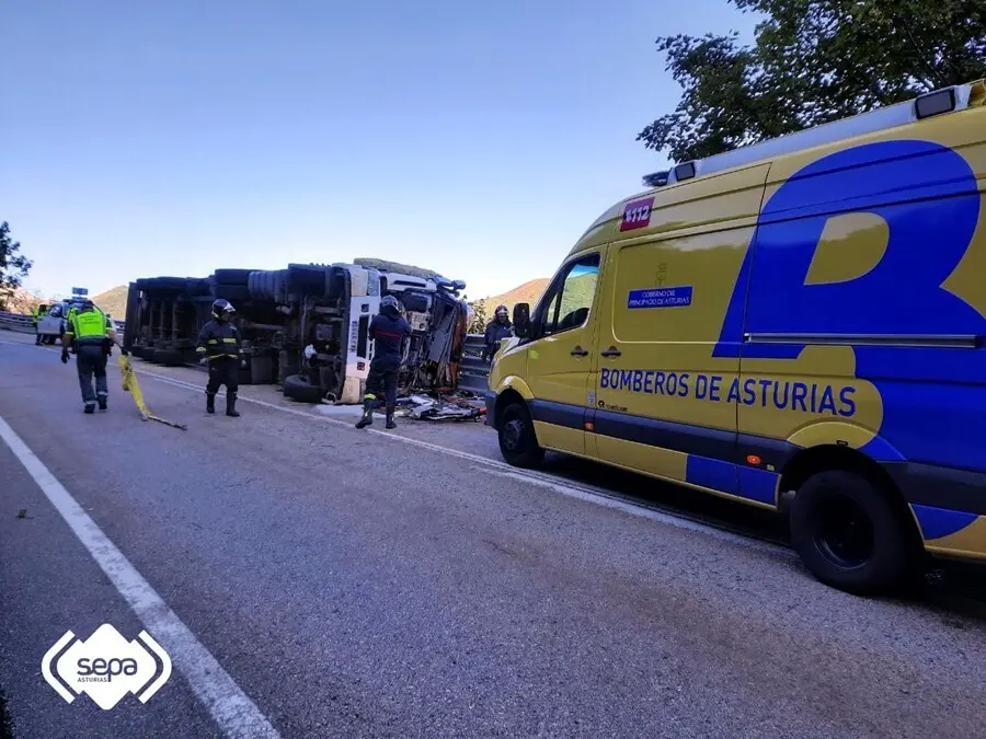 Imagen del accidente.