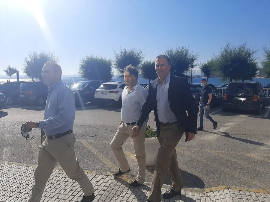 Ortega Smith en Santander, en un acto de Vox