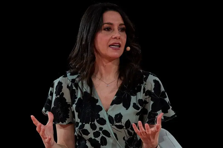 La presidenta de Ciudadanos (Cs), In&eacute;s Arrimadas, en el evento 'Renovar Europa', durante la primera jornada de la convenci&oacute;n pol&iacute;tica del partido, en el espacio para eventos Nube de Pastrana, a 17 de julio de 2021, en Madrid (Espa&ntilde;a). Ciudadanos celebra e