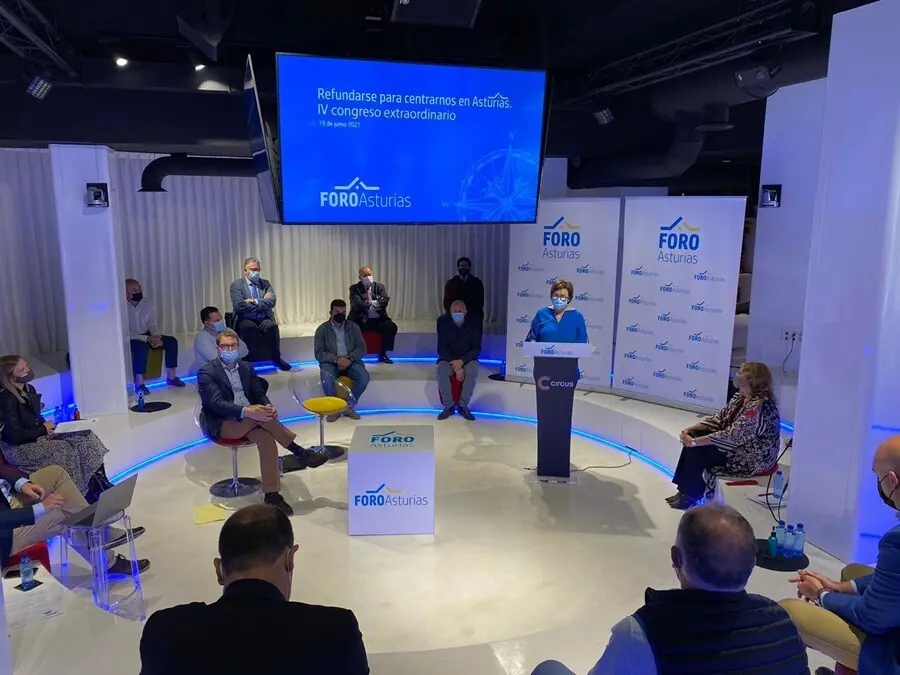 La presidenta de Foro Asturias, Carmen Moriy&oacute;n